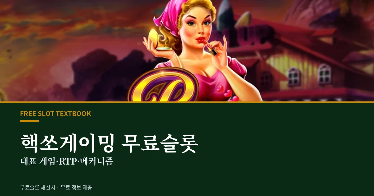 핵쏘게이밍 무료슬롯